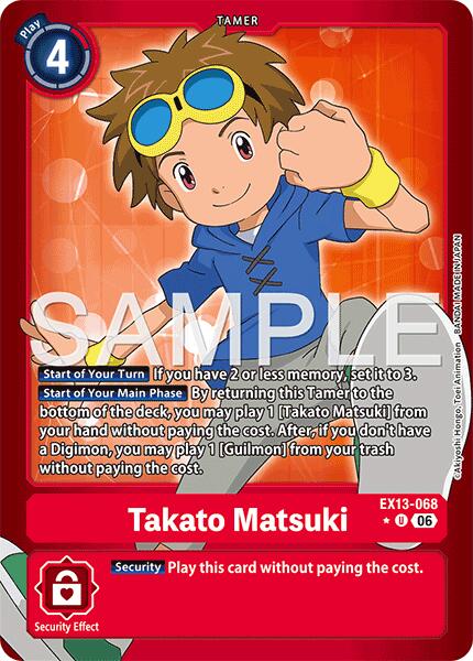 EX13-068 Takato Matsuki Limited Foil Single