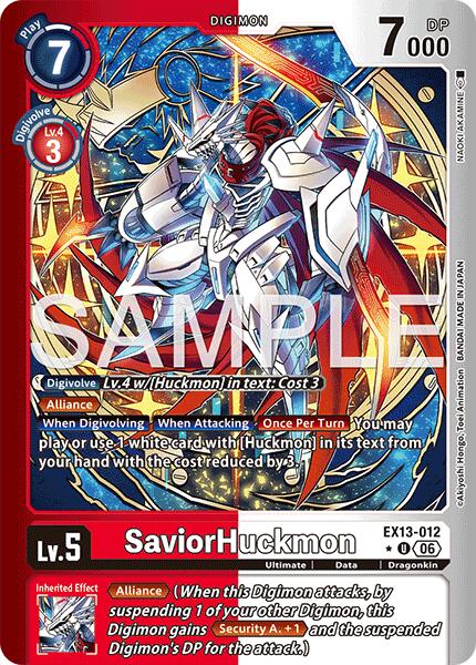 EX13-012 SaviorHuckmon Limited Foil Single