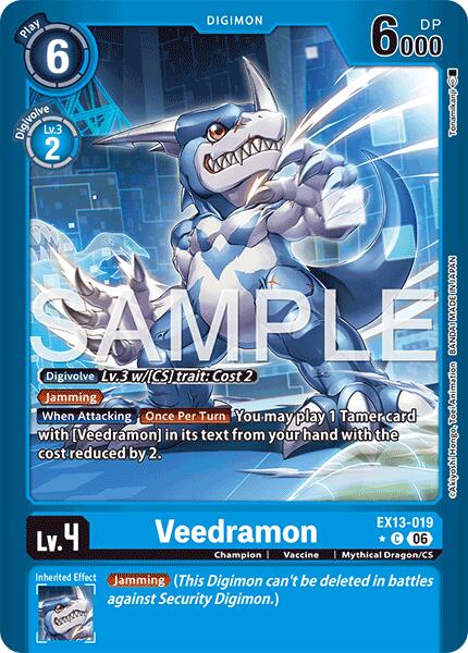 EX13-019 Veedramon Limited Foil Single