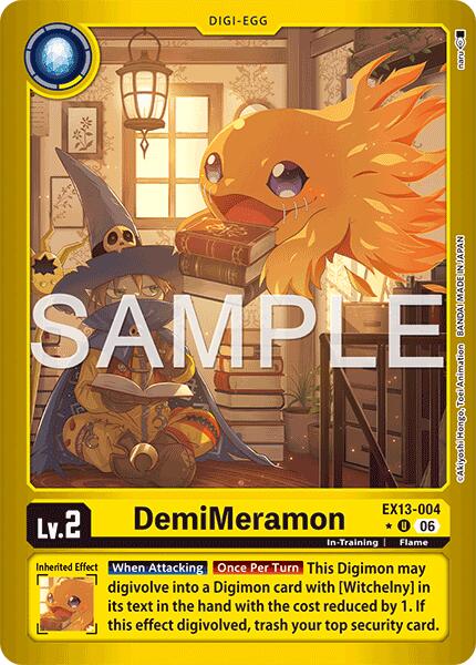 EX13-004 DemiMeramon Limited Foil Single