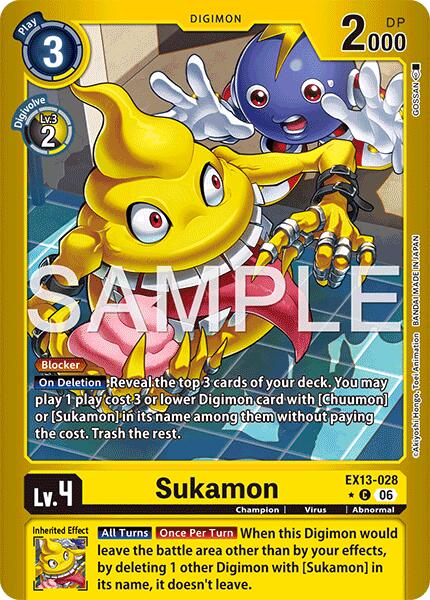 EX13-028 Sukamon Limited Foil Single