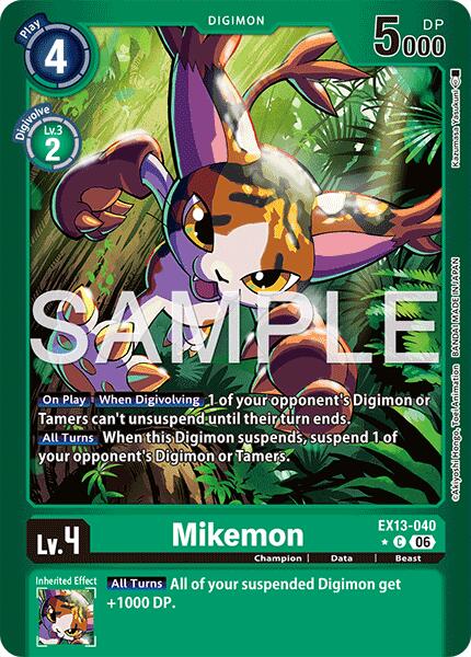 EX13-040 Mikemon Limited Foil Single