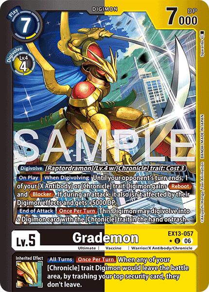 EX13-057 Grademon Limited Foil Single