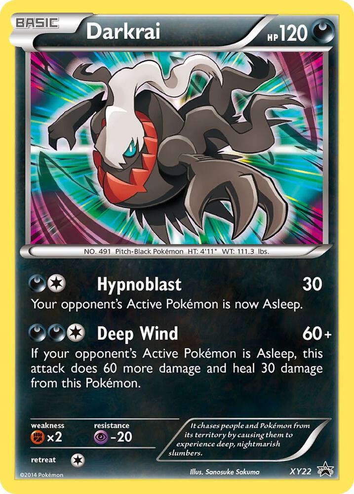 Darkrai - XY22 Holo Single