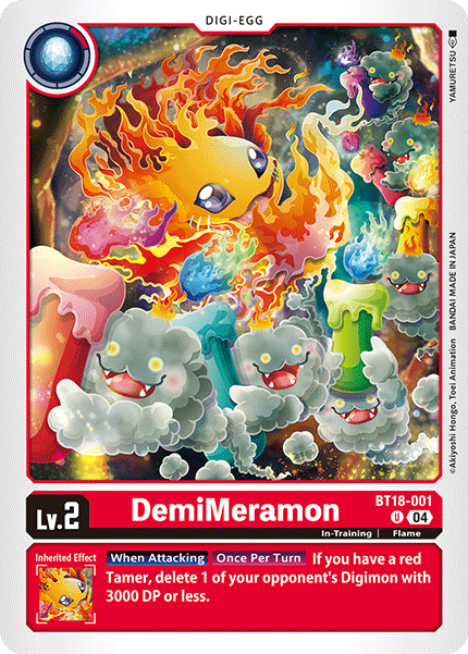 BT18-001 DemiMeramon Single