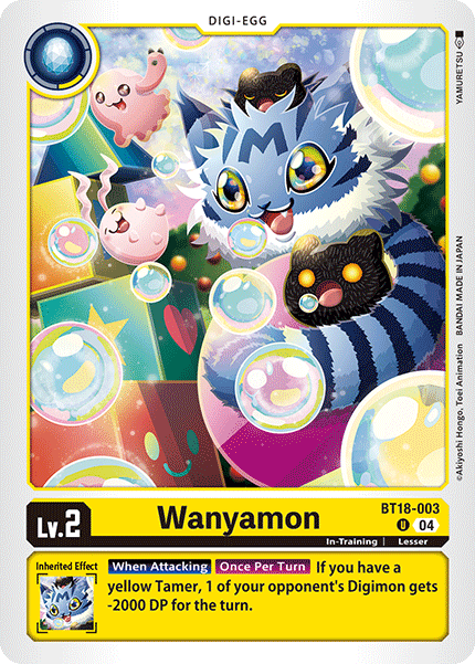 BT18-003 Wanyamon Single