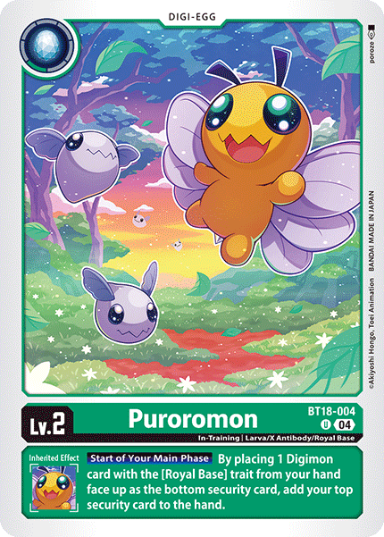 BT18-004 Puroromon Single
