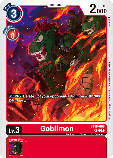 BT18-008 Goblimon Single
