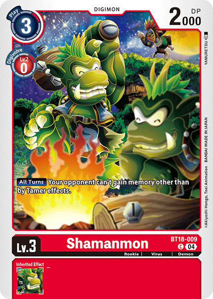 BT18-009 Shamanmon Single