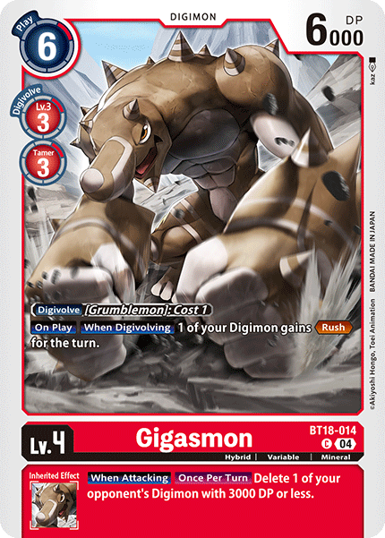 BT18-014 Gigasmon Single