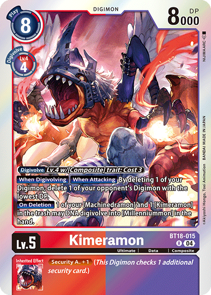 BT18-015 Kimeramon Single
