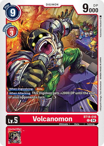 BT18-016 Volcanomon Single