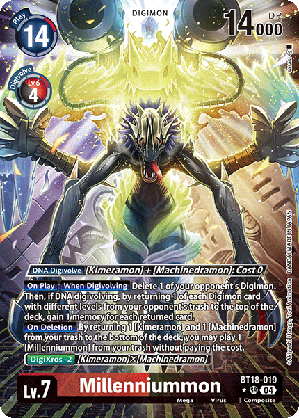 BT18-019 Millenniummon Alt Art Single