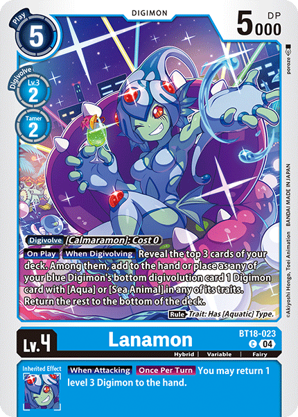BT18-023 Lanamon Single
