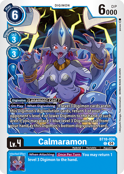 BT18-024 Calmaramon Single