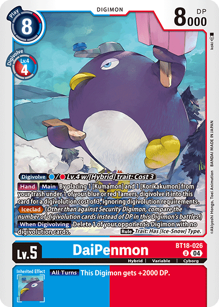 BT18-026 DaiPenmon Single