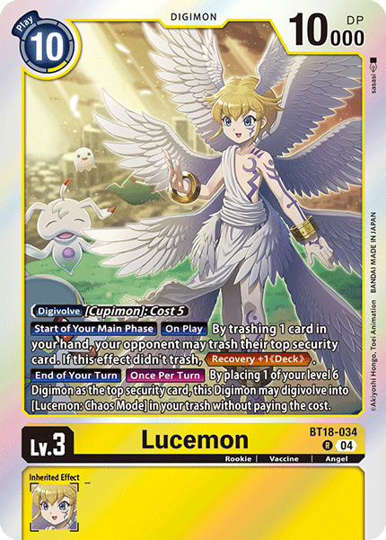 BT18-034 Lucemon Single