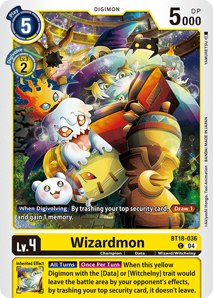 BT18-036 Wizardmon Single