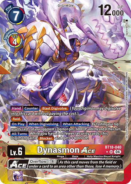 BT18-040 Dynasmon ACE Alt Art Single
