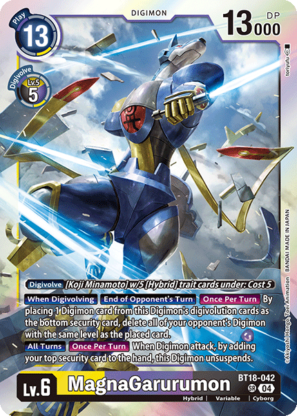 BT18-042 MagnaGarurumon Single