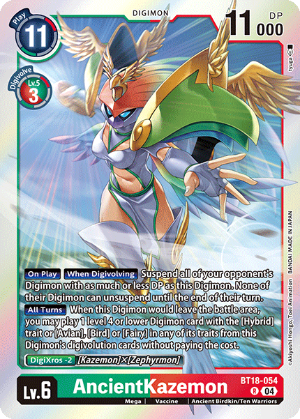 BT18-054 AncientKazemon Single