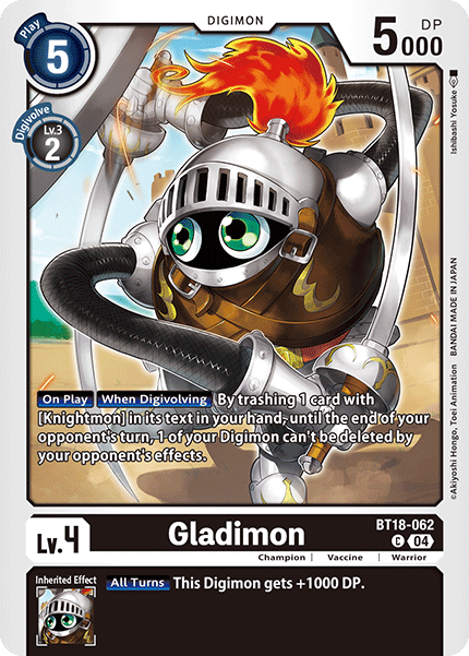 BT18-062 Gladimon Single