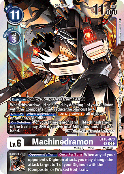 BT18-073 Machinedramon Single