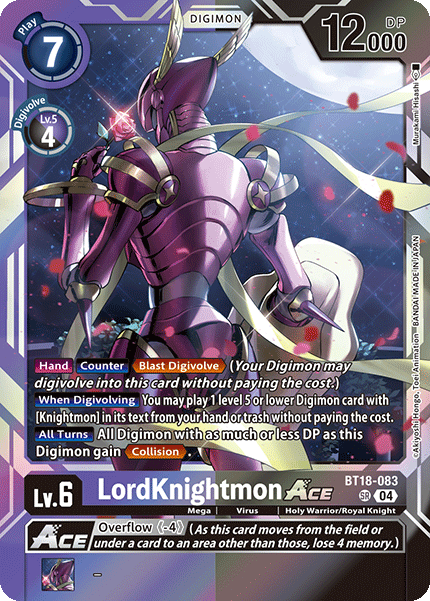 BT18-083 LordKnightmon ACE Single
