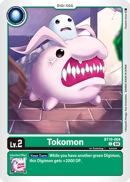 BT19-004 Tokomon Single