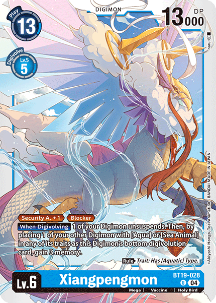 BT19-028 Xiangpengmon Single
