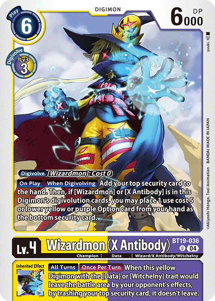 BT19-036 Wizardmon (X Antibody) Single