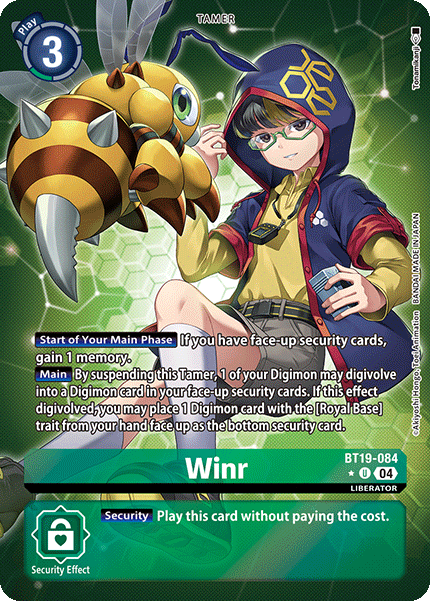 BT19-084 Winr Alt Art Single