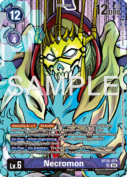 BT20-079 Necromon (Digimon Liberator Debuggers Set) Single