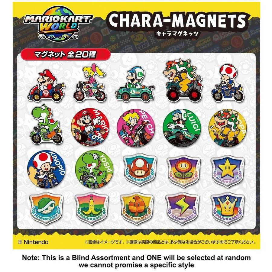 Mario Kart World - Shokugan - Chara-Magnet Blind Bag