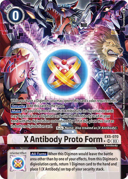 EX5-070 X Antibody Proto Form Alt Art Single Mr Present EX5-070 X Antibody Proto Form Alt Art Single Mr Present