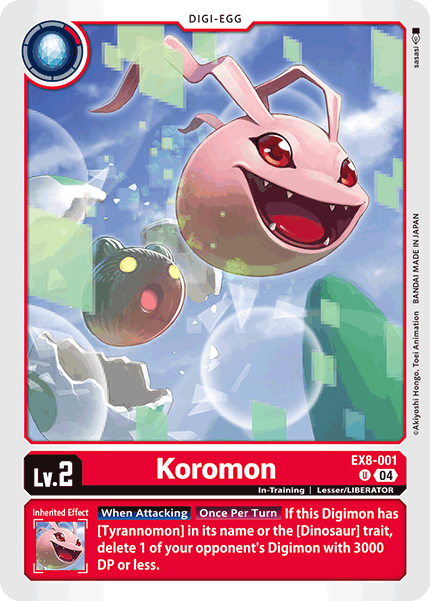 EX8-001 Koromon Single