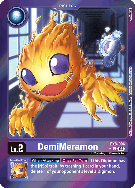 EX8-006 DemiMeramon Alt Art Single