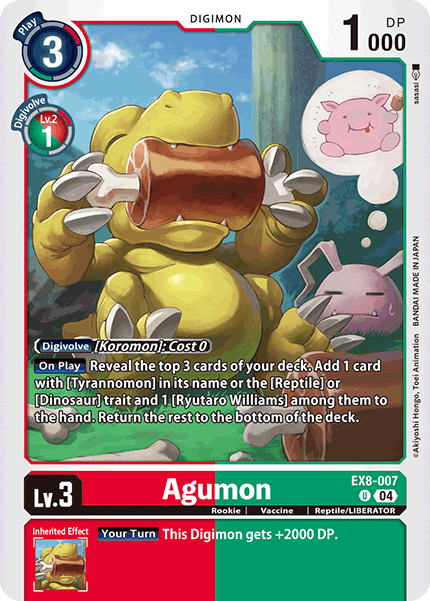 EX8-007 Agumon Single