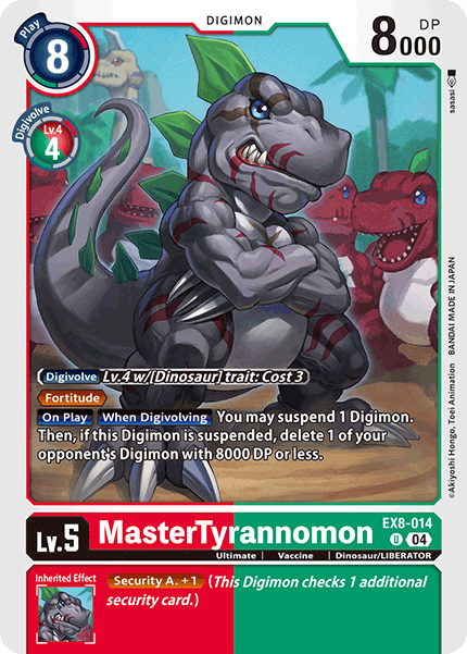 EX8-014 MasterTyrannomon Single