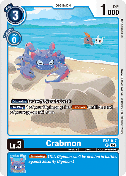 EX8-017 Crabmon Single