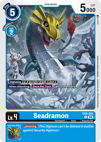 EX8-021 Seadramon Single