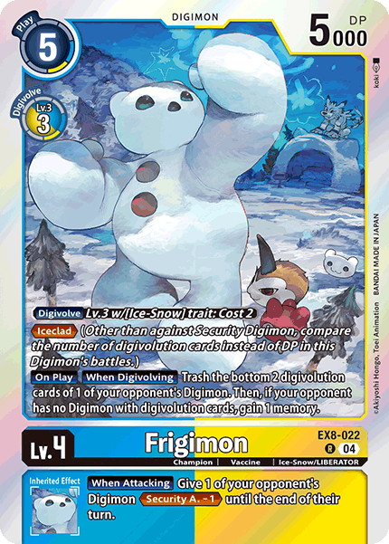 EX8-022 Frigimon Single