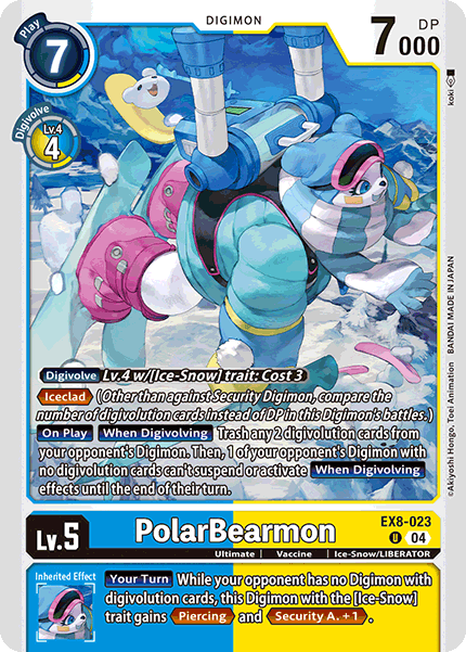 EX8-023 PolarBearmon Single