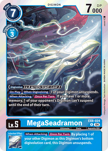 EX8-024 MegaSeadramon Single