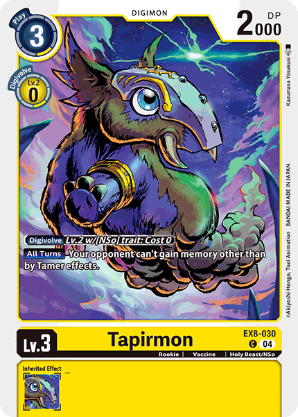 EX8-030 Tapirmon Single