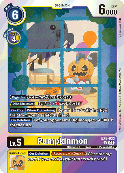 EX8-033 Pumpkinmon Single