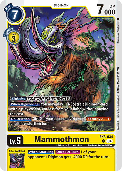 EX8-034 Mammothmon Single