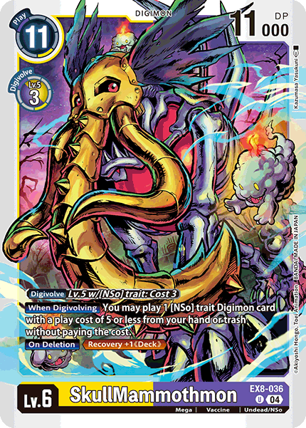 EX8-036 SkullMammothmon Single