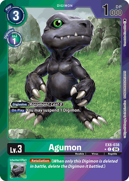 EX8-038 Agumon Alt Art Single