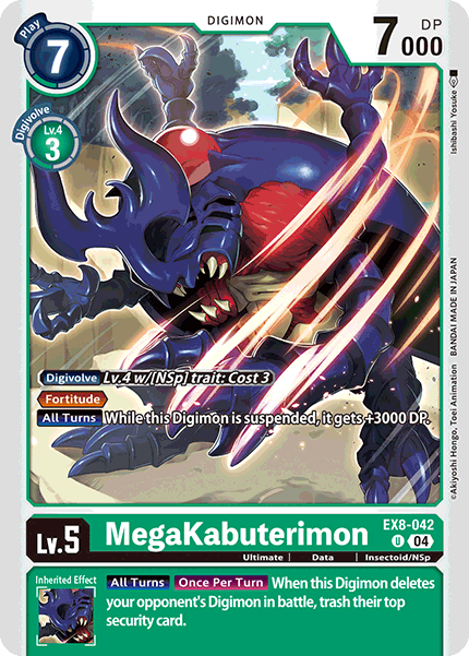 EX8-042 MegaKabuterimon Single